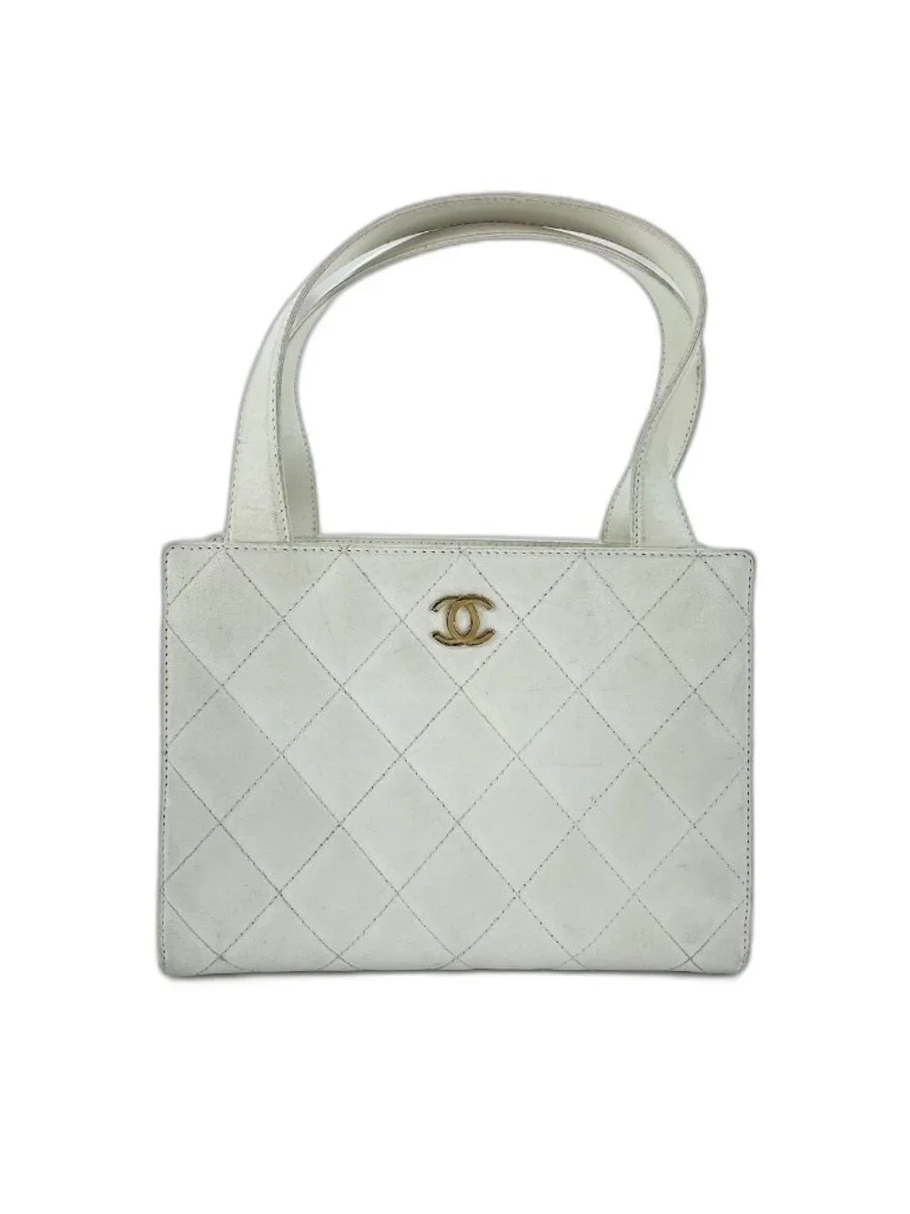 Chanel Handbag Quilted White